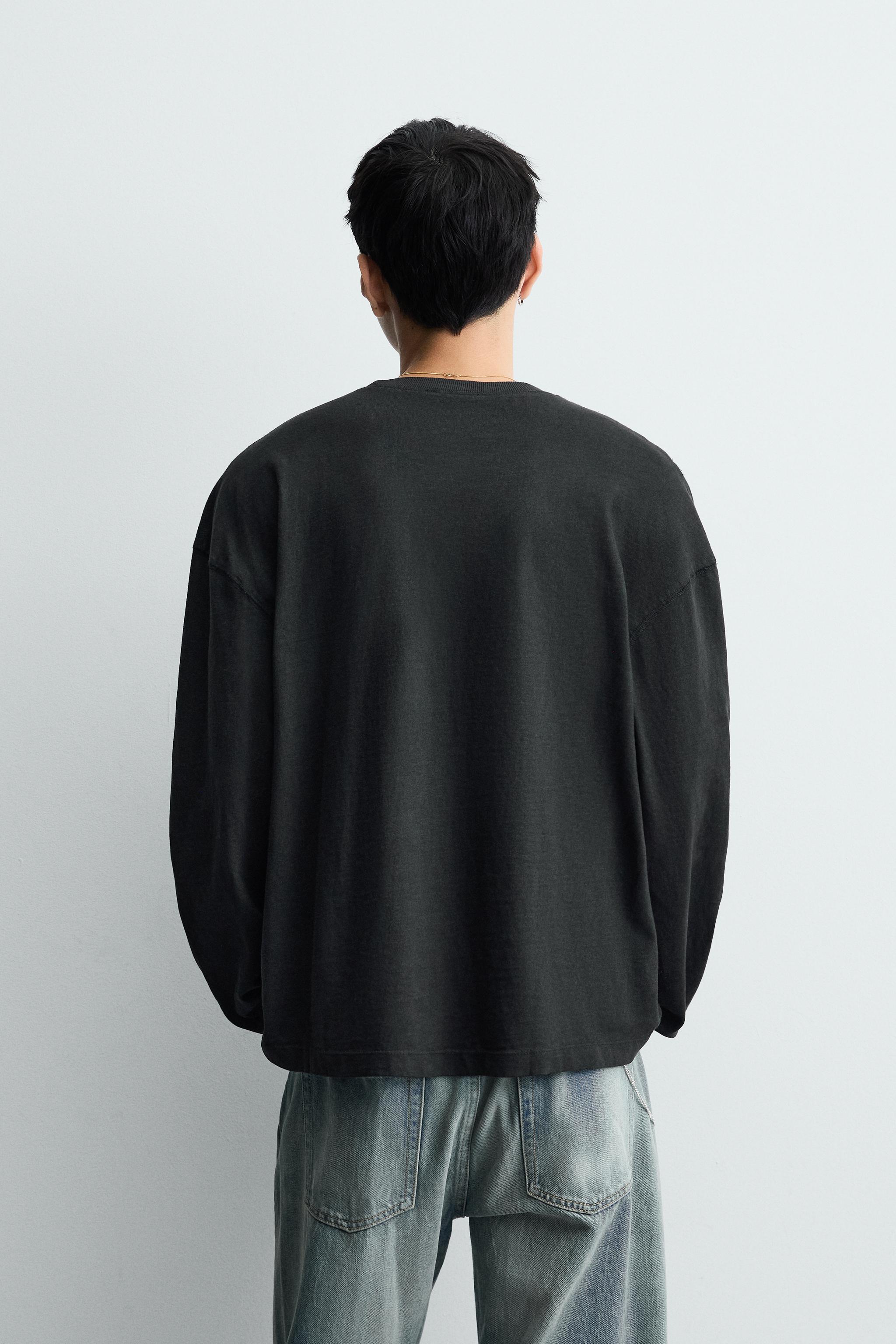 TEXTURED WASHED T-SHIRT